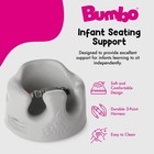 Bumbo Infant Floor Seat Baby Sit Up Chair With Adjustable Harness  Cool Gray