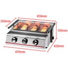 2 Burner Tabletop Lpg Gas Grill Stainless Steel Outdoor Bbq Camping Griddle