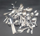 6  Lbs Lot Of Assorted Vintage Silver Plate Flatware  Spoons  Forks