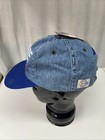 Vtg Geoff Bodine  7 Exide Batteries Nascar Racing Hat Cap Blue Denim Usa Nwt