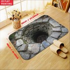 2d Door Mat Non-slip Bathroom Floor Mats Rug Bedroom Living Room Entrance Carpet