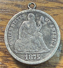  po  Love Token On 1885 Seated Liberty Dime Chrc