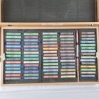Royal Talens Rembrandt Soft Pastels 225 Wooden Case Full Sticks 300h225 Vintage 