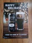 Rare Guinness Stout Holiday Sign Metal Wall Tacker Pub Man Cave 19 X 13 Promo