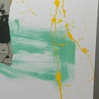 Original Mixed Media Abstract Art Collage 11x14    dispensable Honey  Signed