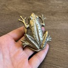 Vintage Penco Large Brass Frog Clip 