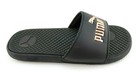 New Puma Cool Cat Size 8 Black With Copper Cat Logo Women Slide Sandals