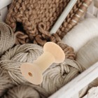  5 Pcs Wooden Spool Sewing Thread Spools Yarn Knitting Diy Craft Bobbin