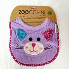Baby Bib Kitty Cat Kitten Face Cute Zoocchini Cotton Brand New Fun 0 - 18 Month