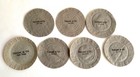 Tiffany   Co Dinner Plate Protectors  Gray Felt Separators Vtg Set Of 13