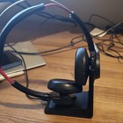 Jabra Pro 9450 Dect Wireless Mono On-ear Headset W  Boom Mic Black red