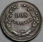 1935 Peru Dos 2 Centavos Xf Radiant Sun Coin  24101604r 
