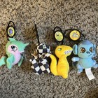 Neopets Pets Plush Mixed Lot Of 4 Mcdonald s Toys B2