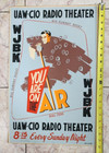 Wjbk Radio Tv Cio Uaw Poster Detroit