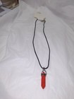 Natural Quartz Crystal Stone Point Chakra Healing Gemstone Pendant Necklace   
