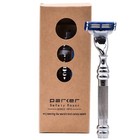Parker Safety Razor 43r Heavyweight Chrome Gillette Mach 3 Compatible Razor