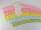 Vintage Wooltex International Plush Pastel Rainbow With Clouds Wall Hanging 42 