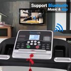 Serenelife Electric Folding Treadmill Exercise Machine - Smart Compact