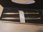 Vintage Centennial Ball Point Pen And Mechanical Pencil Set Gold Tone  