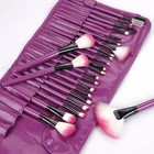 Low-priced 24-piece Makeup Brush Set  Animal Hair Portable Beauty Tools