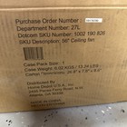 Home Decorators 56    Virginia Highland 4 Blade Black Brushed Silver Ceiling Fan