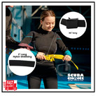 Scuba Choice Scuba Diving 60  Long 2  Webbing Weight Belt With Plastic Buckle 