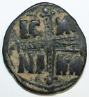 1034-1041 Ad Byzantine Anonymous Christ Follis Class C         200