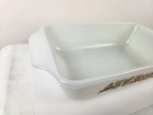 Anchor Hocking Fire-king Harvest Vegetable Pattern 1 Qt  Loaf Dish Vintage 