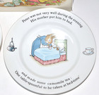 Vintage Wedgwood Beatrix Potter 4 Pc Nursery Set Peter Rabbit Easter Bunnies New