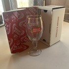 New In Box Stella Artois Engraved Oktoberfest Gold Rimmed Beer Glass Chalice