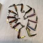Lot Of 12 Vintage Mini Miniature Keychain Pocket Knife Knives Small Original Box