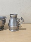 Vintage Wilton Armetale Pewter Jug Creamer Sugar Bowl Set