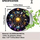 1 Zodiac Aluminum Wall Hanging Sign  Astrological Symbols  Conversation Piece 