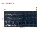 7  X 18  18oz Vinyl Asphalt Dump Truck Trailer Tarp Waterproof Double Pocket