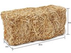 20  Floracraft Decorative Straw Hay Bale 20   9   8 