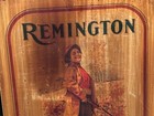 Ca  1902 Original Remington Rifles   Shotguns Litho Metal Advertising Sign