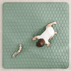 Square Kids Play Mat - 56 X 56 Inches Soft Quilted Baby Floor Mat With Non-sl   