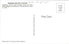 Vintage Railroad Train Locomotive Postcard - Reading Railway Systems