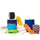 P2 Colored Twisted Cotton Rope 1 4   1 2-in Rope By The Foot Pet Safe Usa Made