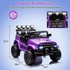 12v Kids Electric Ride On Truck With Dual Motors  Parental Remote  Led   Music 