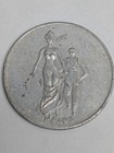 Vintage Risque Oh  Ah  Heads   Tails Adult Risqu   Flipping Coin Token Aluminum