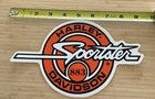 Harley Davidson Orange Circle Sportster 883 Decal 5 1 4    X 9   