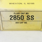 Lot Of 2 New Spraying Systems 2850 Ss Spray Nozzles Stainless Steel