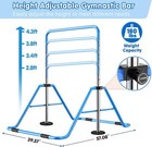 Naizea Folding Gymnastics Bar For Kid Height Adjustable Junior Home Training Bar