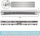Easttop Harmoninca 24holes Professional Tremolo Harmonica Tremolo Mouth Organ Us