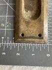 Set Of 4 Vintage Brass Tone Pocket Door Escutcheon Key Hole Finger Hold Plates