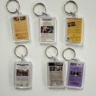 Retro 80 s Movies Mini Vhs Inspired Keychains Collectibles Gifts Nostalgia