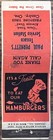 Perkett s Texaco Service Station Canby Or Oregon Firestone Tires Matchbook Cover