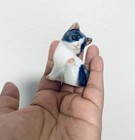 Vintage Otagiri Porcelain Ceramic Painted Cat Figurine Japan Sticker
