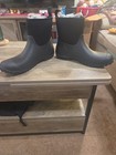 Hisea Men s Rubber Rain Boots Waterproof Ankle Neoprene Garden Shoes